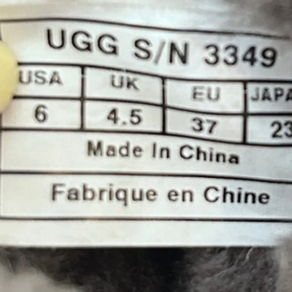 UGG Australia - Bailey Button Bling - Boots - Gray - Women's - 6 - S/N 3349